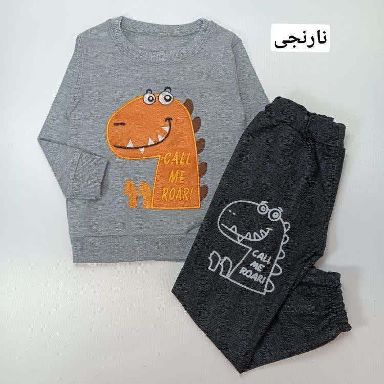 بلوز شلوار دایناسور ارسال رایگان دخترانه و پسرانه کیفیت عالی