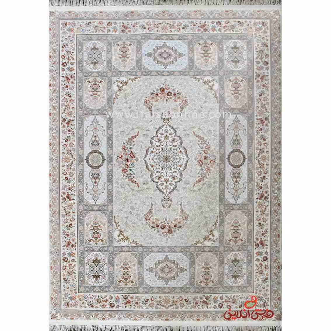 فرش ماشینی تهران طرح کتیبه کرم