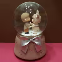 گوی موزیکال برفی باطری خور