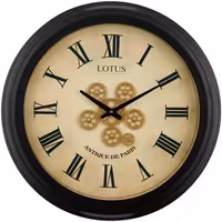 ساعت دیواری چرخ دنده ای مدل LEXINGTON کد GC-300308 رنگ BLACK