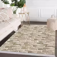 فرشینه سه عبدی مدرن طرح آجری BAs-1366
