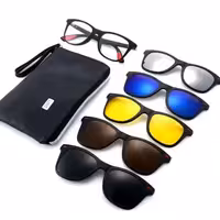 عینک طبی مگنتی 5 کاوردار کد 2317 مدل ویفری