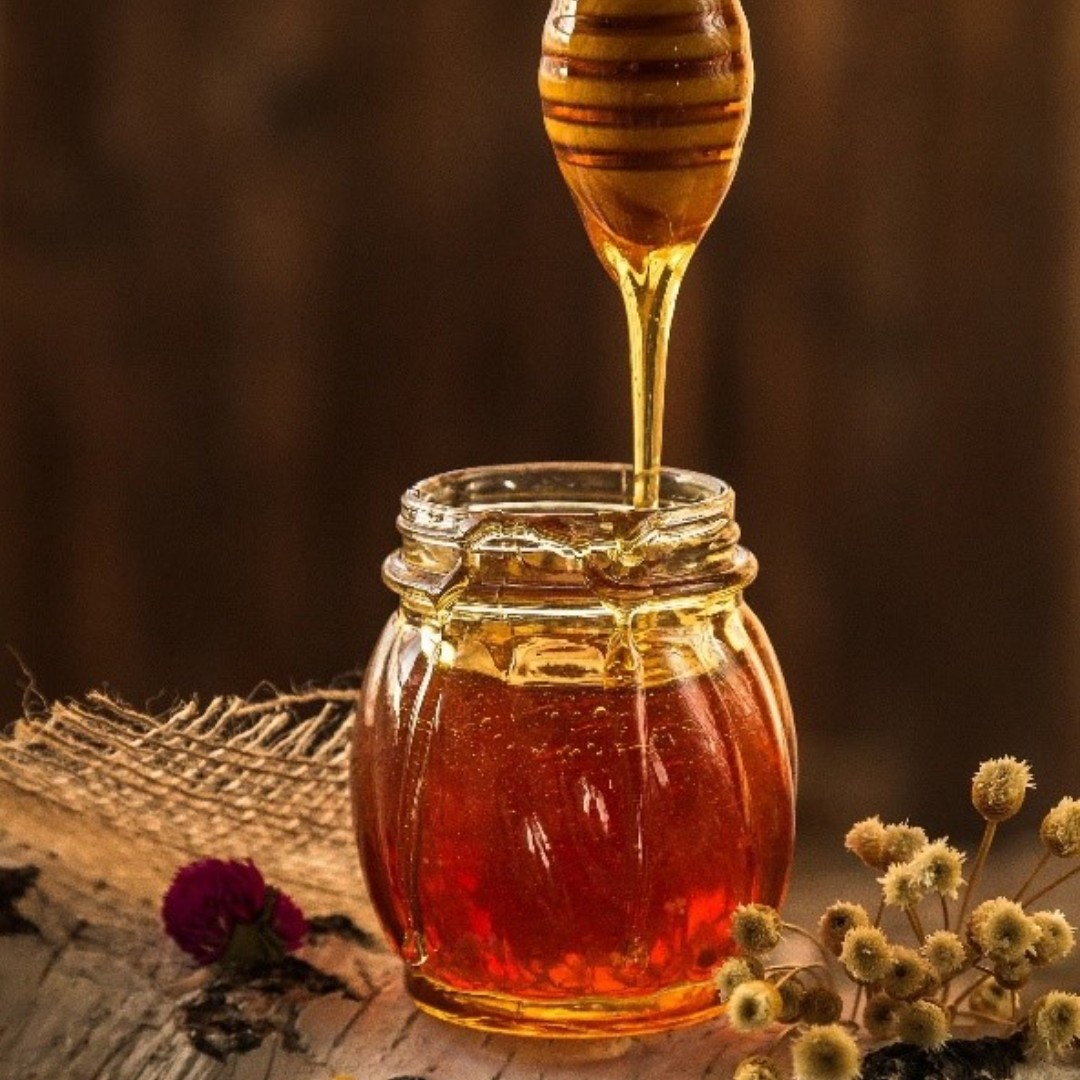 عسل بادام تلخ یا شکوفه بادام ساکاروز 1 دیابتی 500 گرمی رس بسته