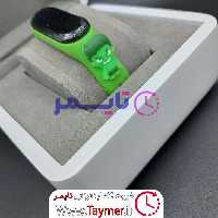 ساعت دیجیتالی بچگانه پسرانه رنگ سبز طرح هالک  بند سیلیکونی