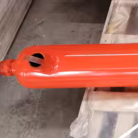 مبدل حرارتی پوسته و لوله ای استخری بدنه استیل و لوله های داخلی مسی با ظرفیت 120 کیلووات ساعت 