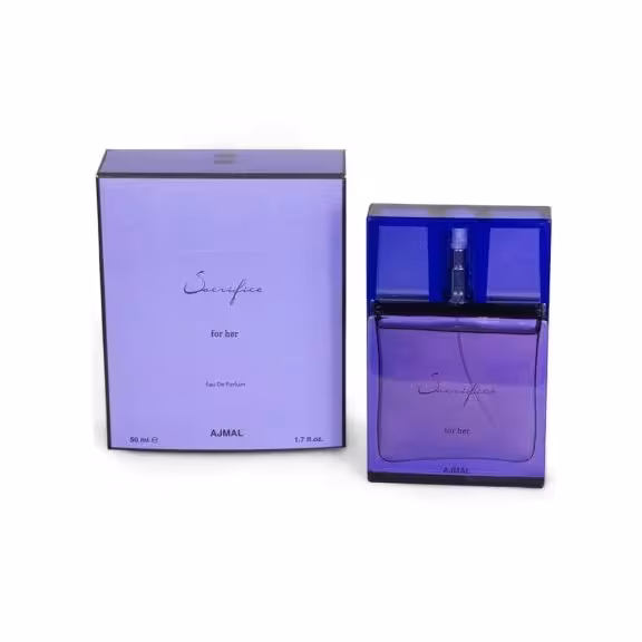 ادکلن ساکریفایس بنفش اجمل عطر سکریفایس زنانه Ajmal Sacrifice اورجینال 50 میل اصل عطر سکری فایز اورجینال alien سکری فایس