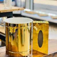 سطل و جا دستمال استیل