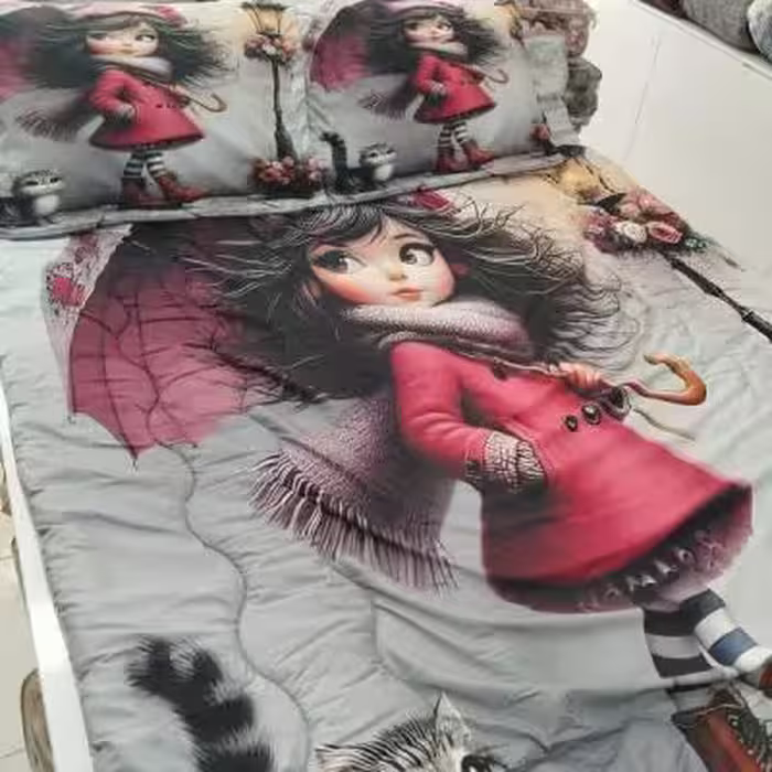 روتختی سه‌بعدی کودک و نوجوان طرح باران عشق