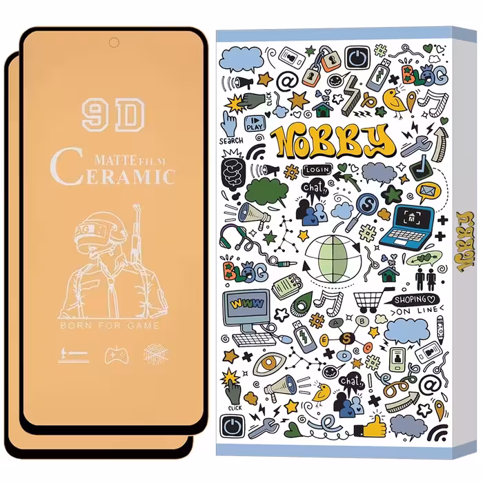 گلس سرامیکی مات مناسب برای گوشی موبایل سامسونگ  Galaxy M53  پک 2 عددی