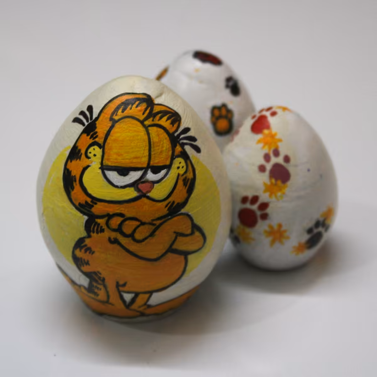 تخم مرغ رنگی هفت سین طرح گارفیلد