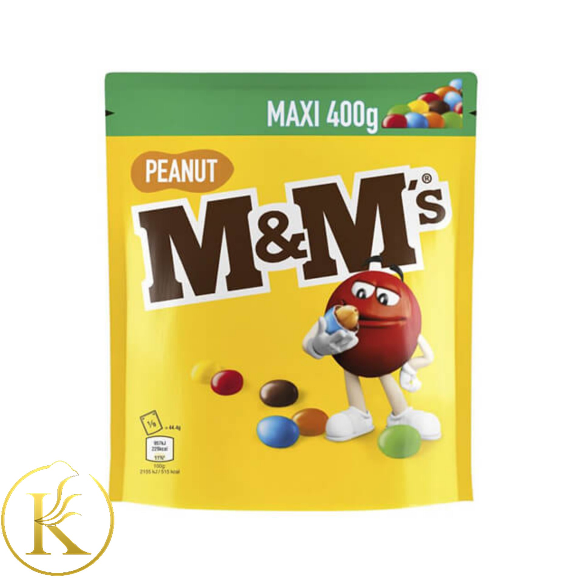 اسمارتیز شکلاتی با مغز بادام زمینی ام اند ام (400 گرم)

