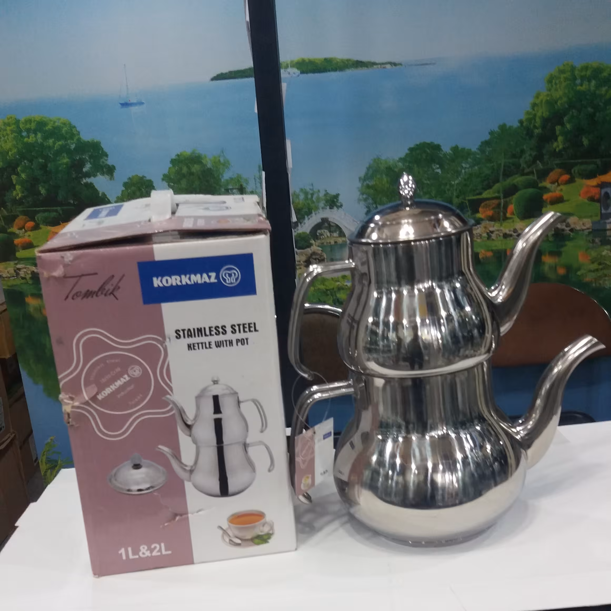 کتری و قوری استیل کرکماز ترکیه