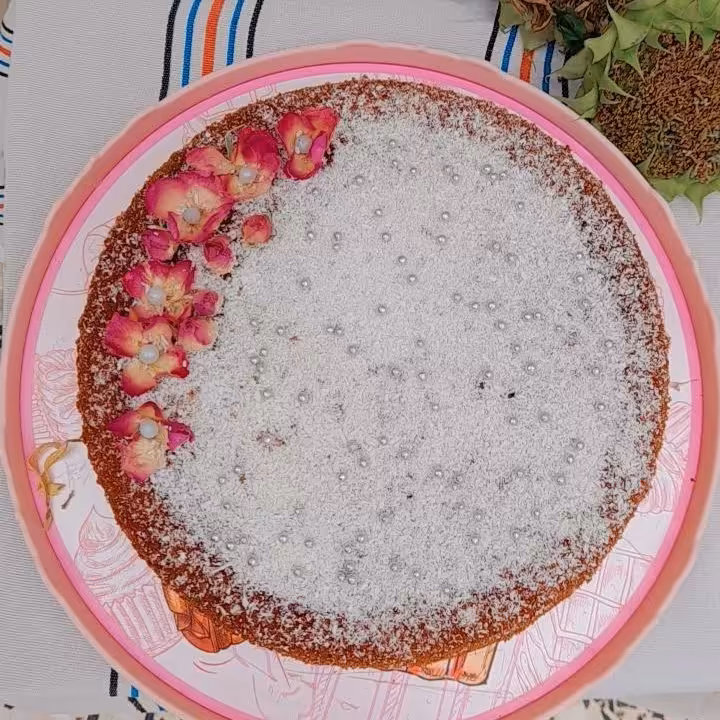 کیک نارگیلی 💚