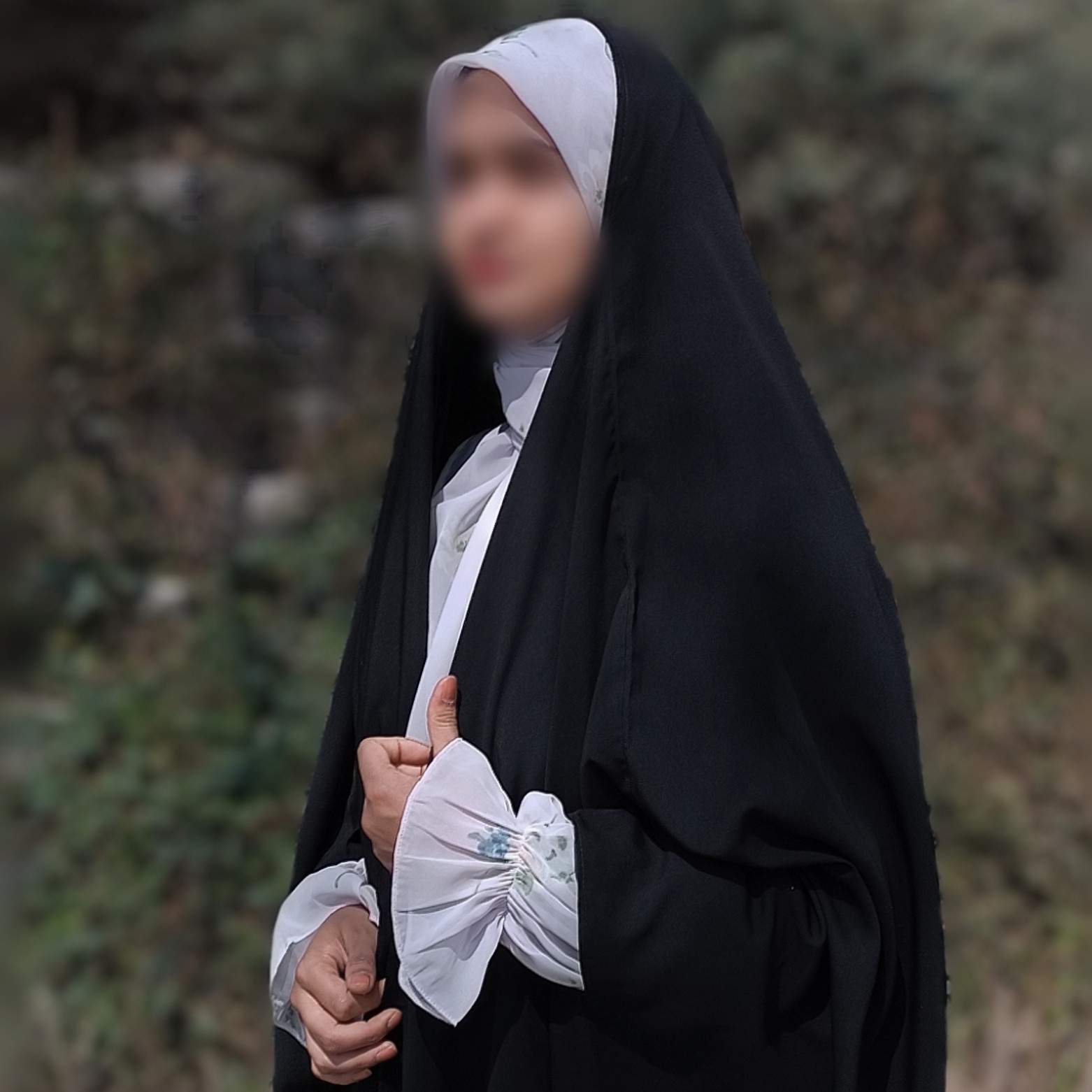 روسری و ساق دست کرپ حریر