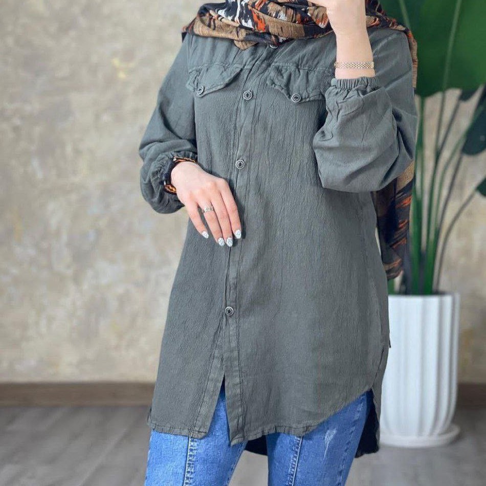 تونیک مانتویی زنانه مانتو تابستانی