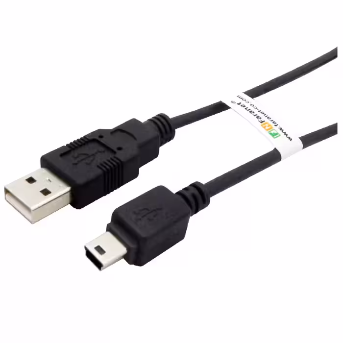کابل USB 2.0 به  Mini USB 5pin (دوربین) 30 سانتی متر فرانت مدل FN-U25C03