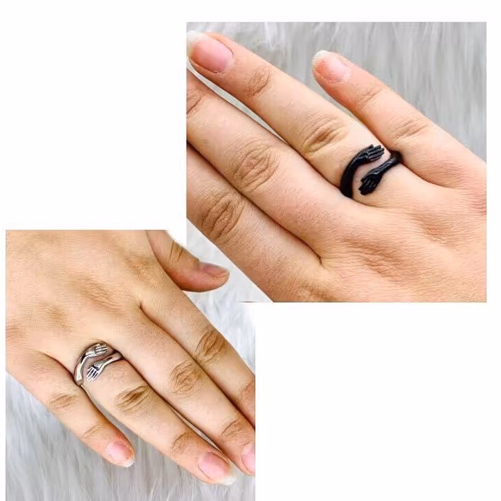 انگشتر اغوش 
( رنگ مشکی موجود داریم)