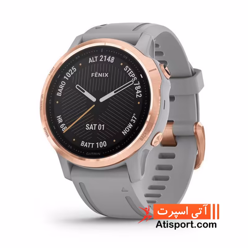 ساعت مالتی اسپرت گارمین Fenix 6S Pro Rose Gold کد 215925