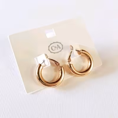 گوشواره حلقه طلایی تو پر ، کار فوق العاده با کیفیت