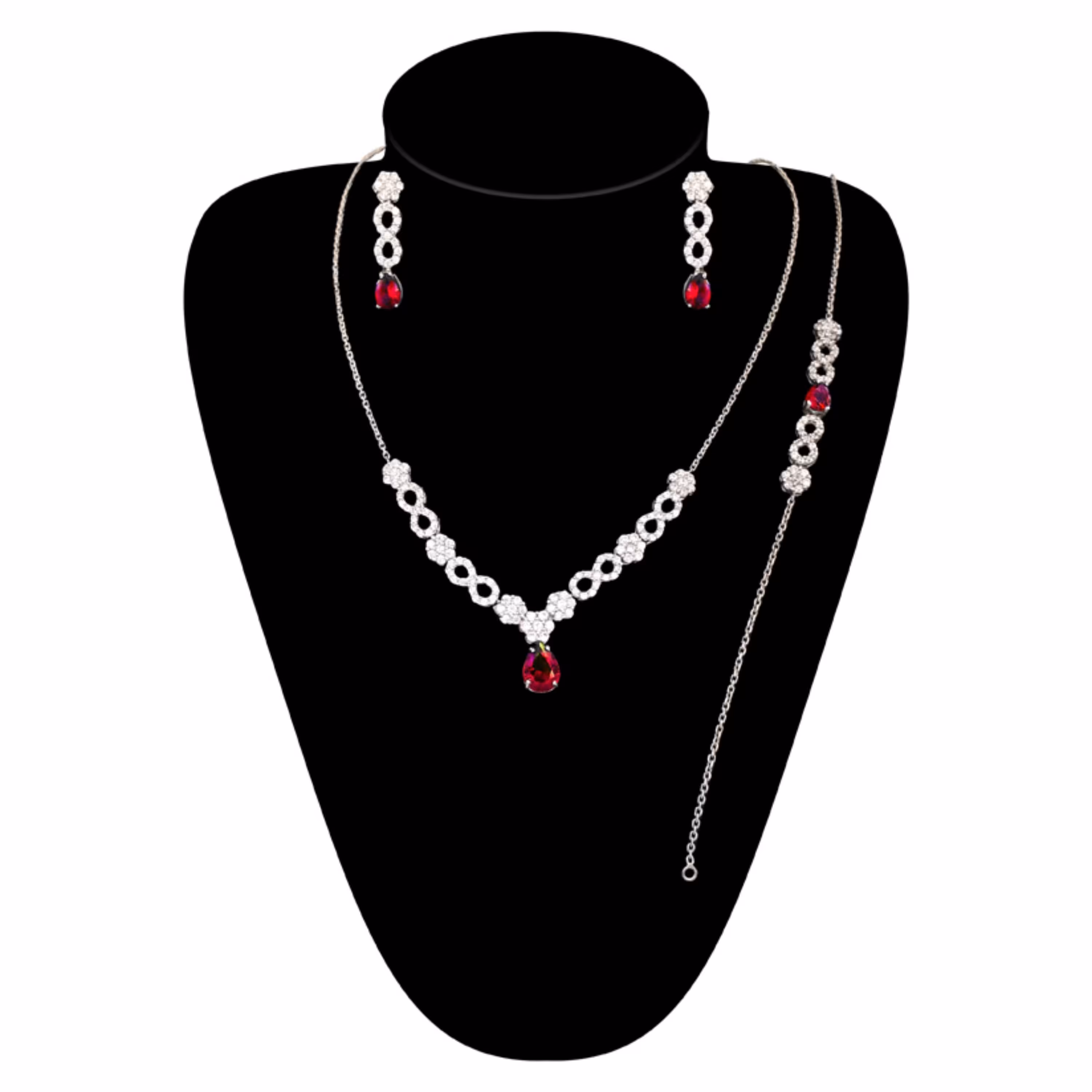 ست نقره زنانه کد Set053PR