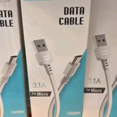کابل شارژر اورجینال فست شارژر میکرو 3.1 آمپر