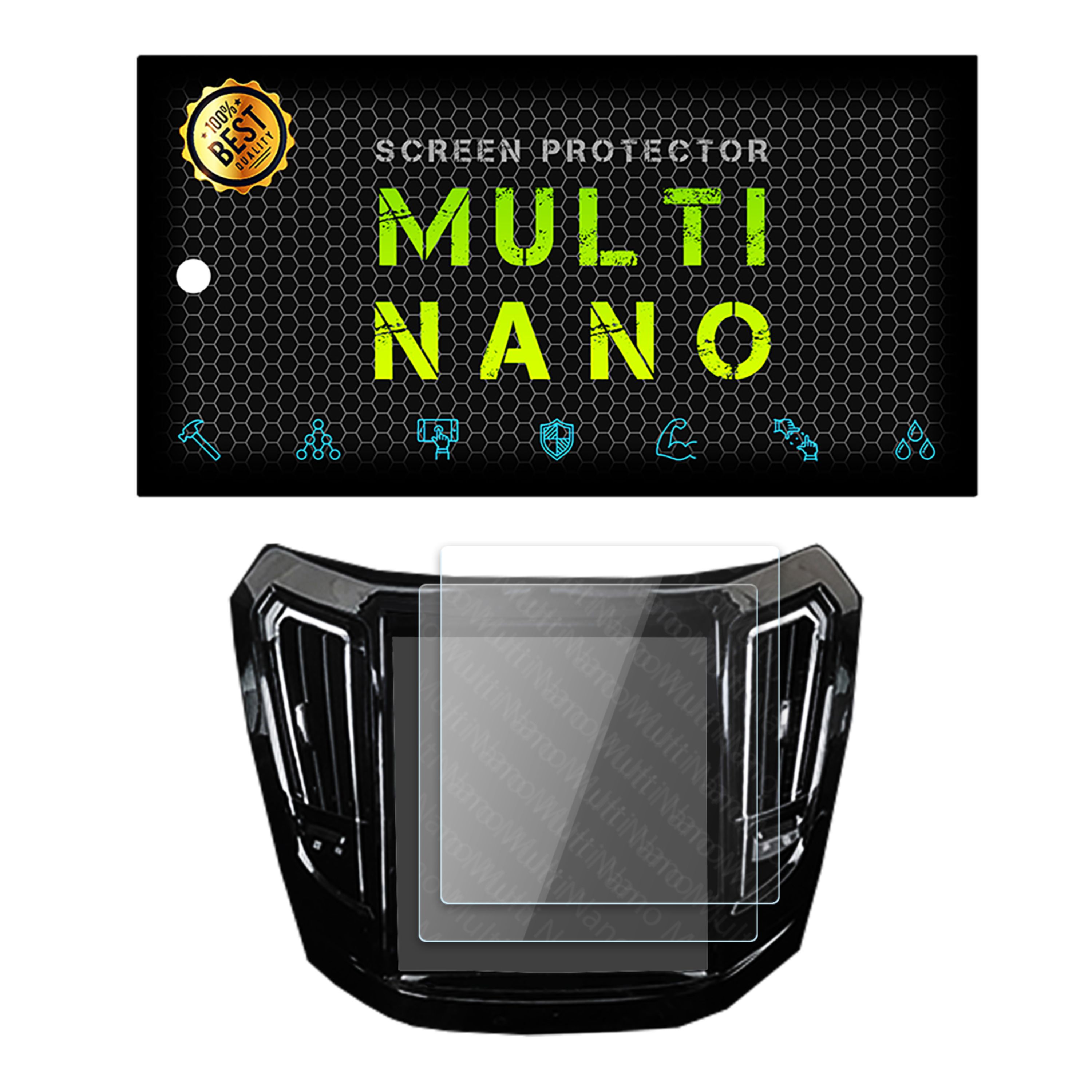 محافظ صفحه نمایش MultiNano مدل X-S2N برای نمایشگر خودرو هایما S7 Plus بسته 2عددی