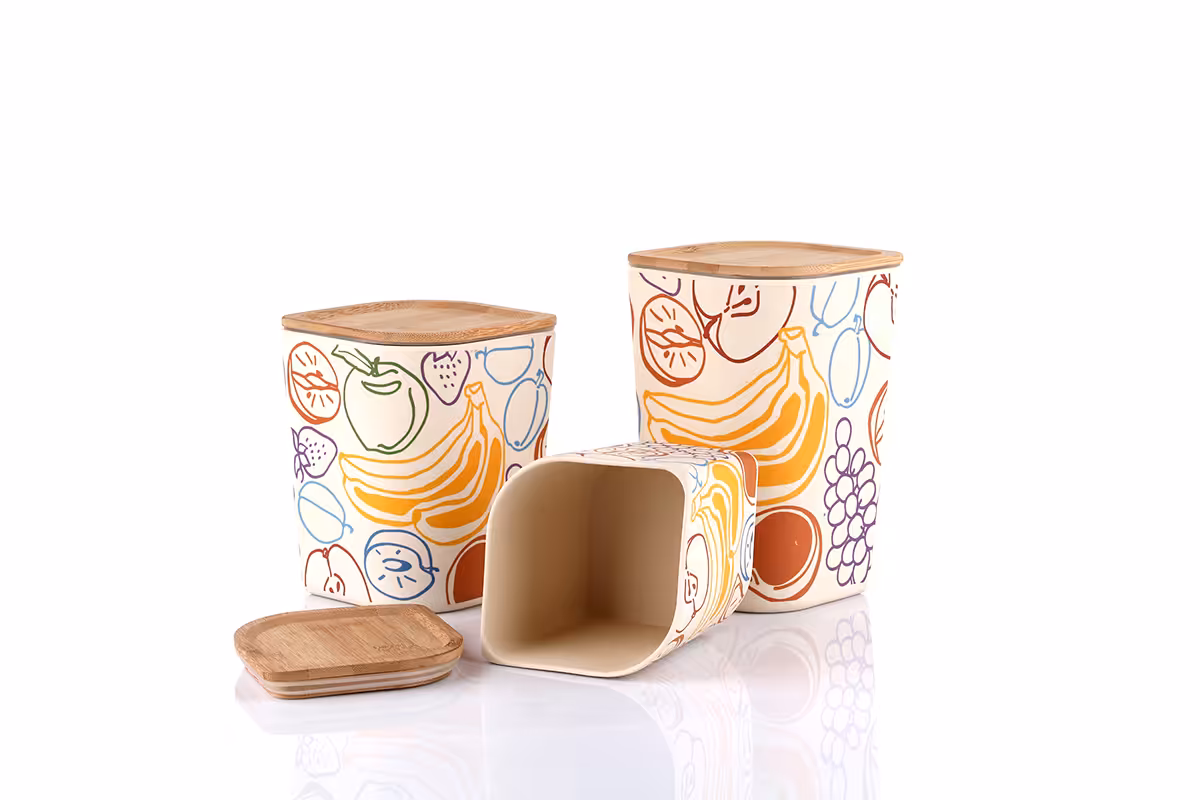 بانکه 3سایز بزرگربامبو والرین (VALERIAN) طرح میوه