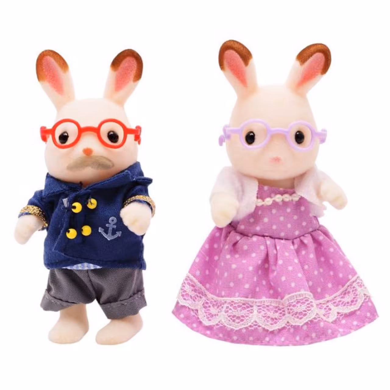 عروسک سیلوانیان فامیلیز مدل خرگوش کد 5257 مجموعه 2 عددی