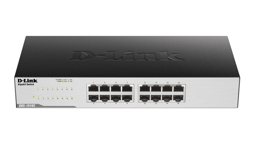سوئیچ غیرمدیریتی 16 پورت دی لینک مدل DGS-1016C