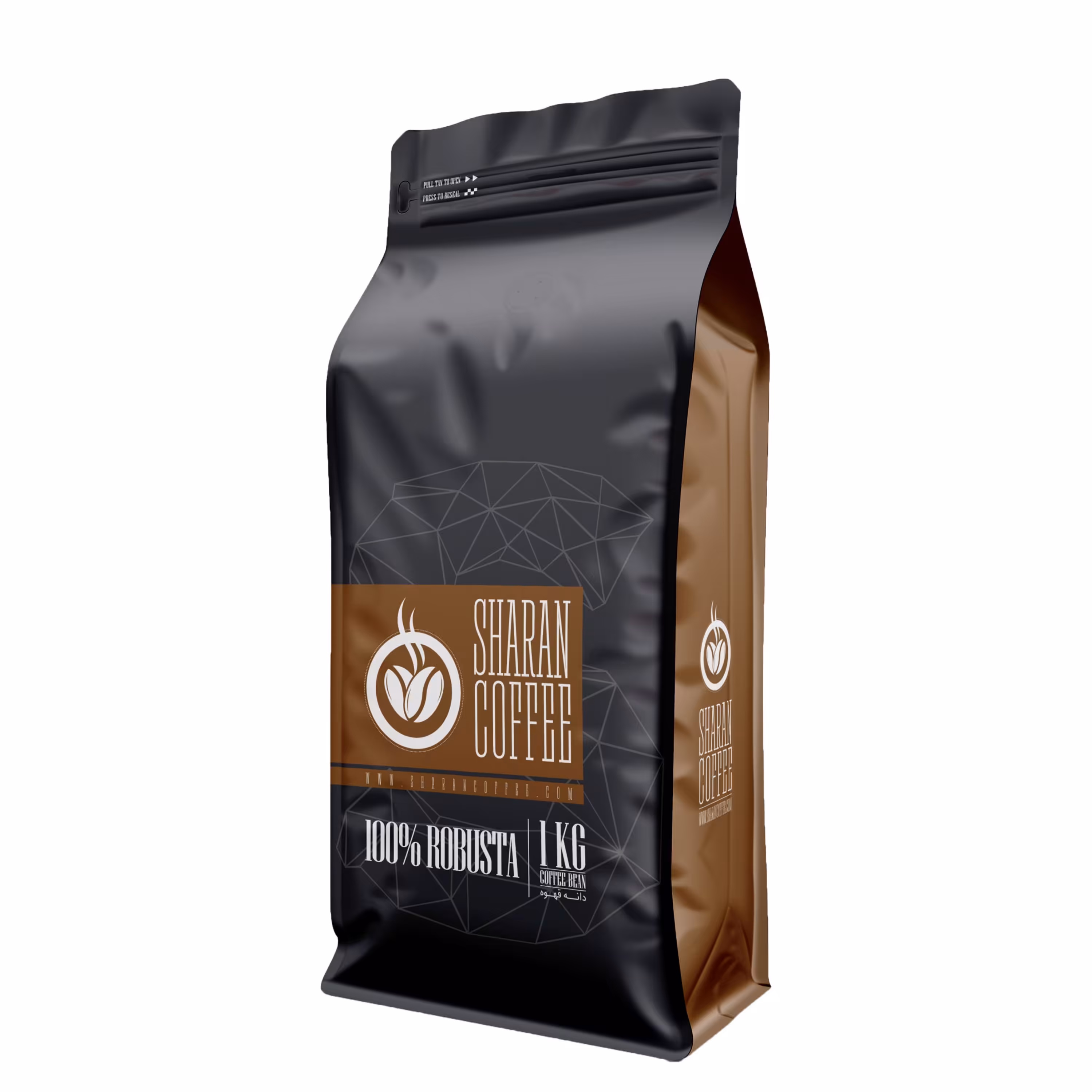 دانه قهوه ساحل عاج روبستا 1 کیلوگرم