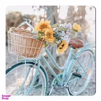 مگنت صبا طرح  مدل دوچرخه با گل های آفتابگردان کد  M574