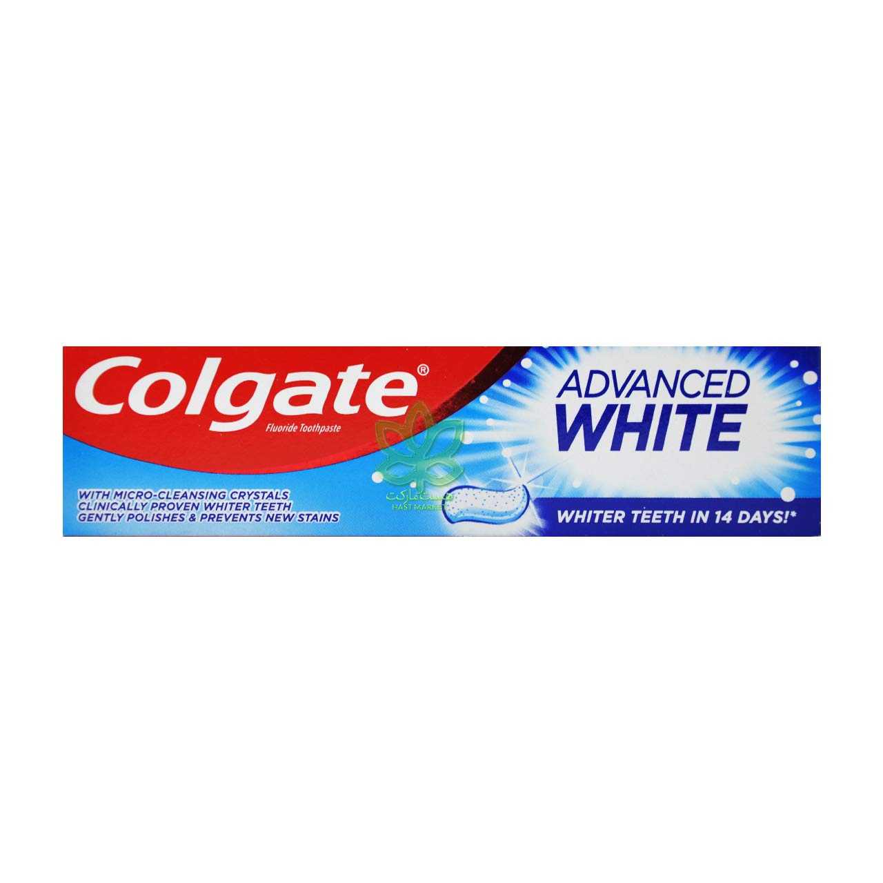 خمیر دندان سفید کننده 50 میل ادونس وایت کولگیت - colgate