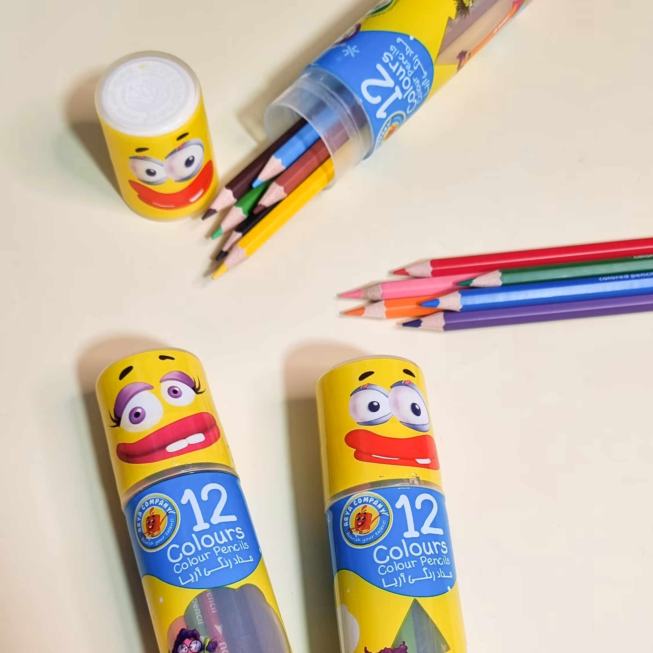 مدادرنگی 12 رنگ آریا