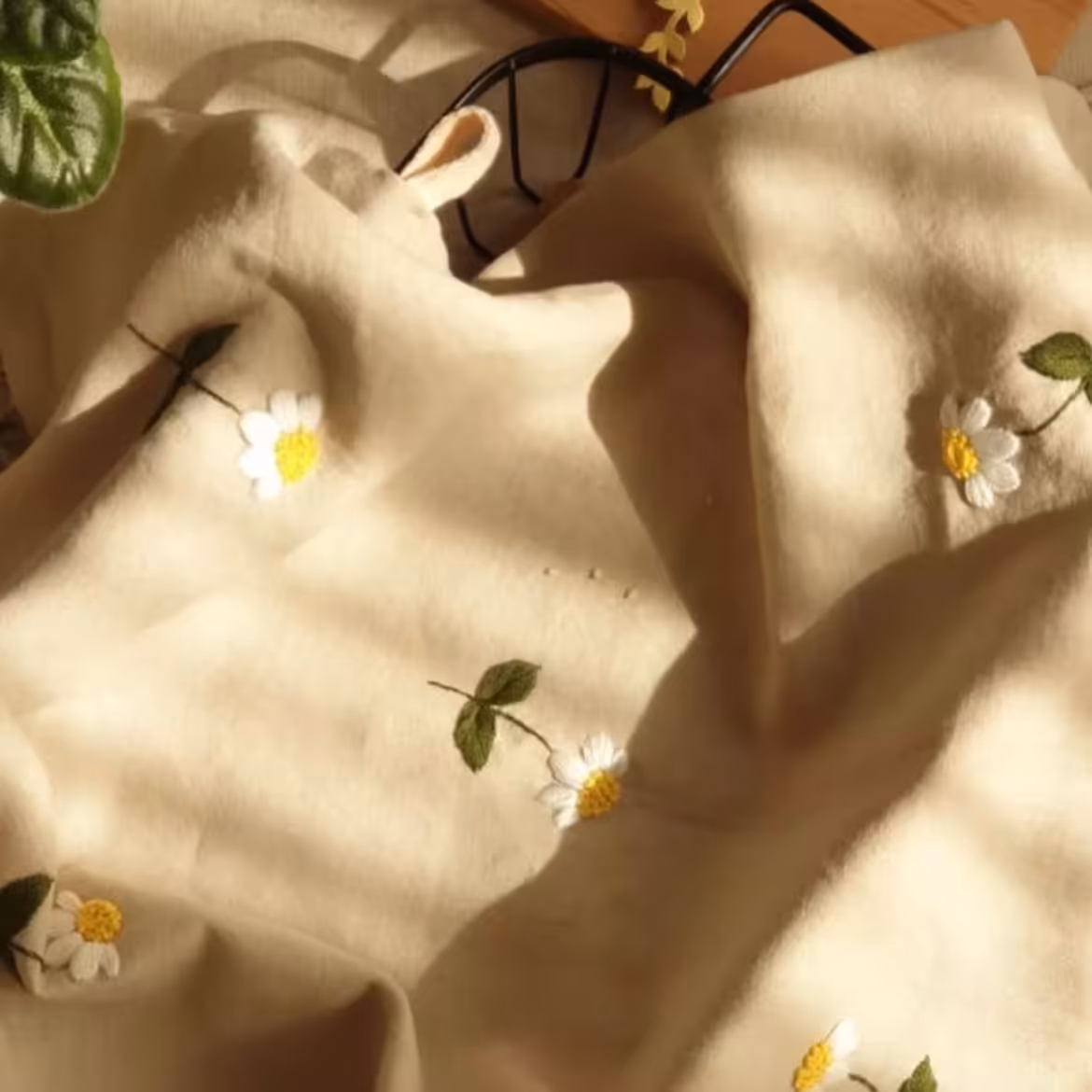 رومیزی گل بالونه دست دوز