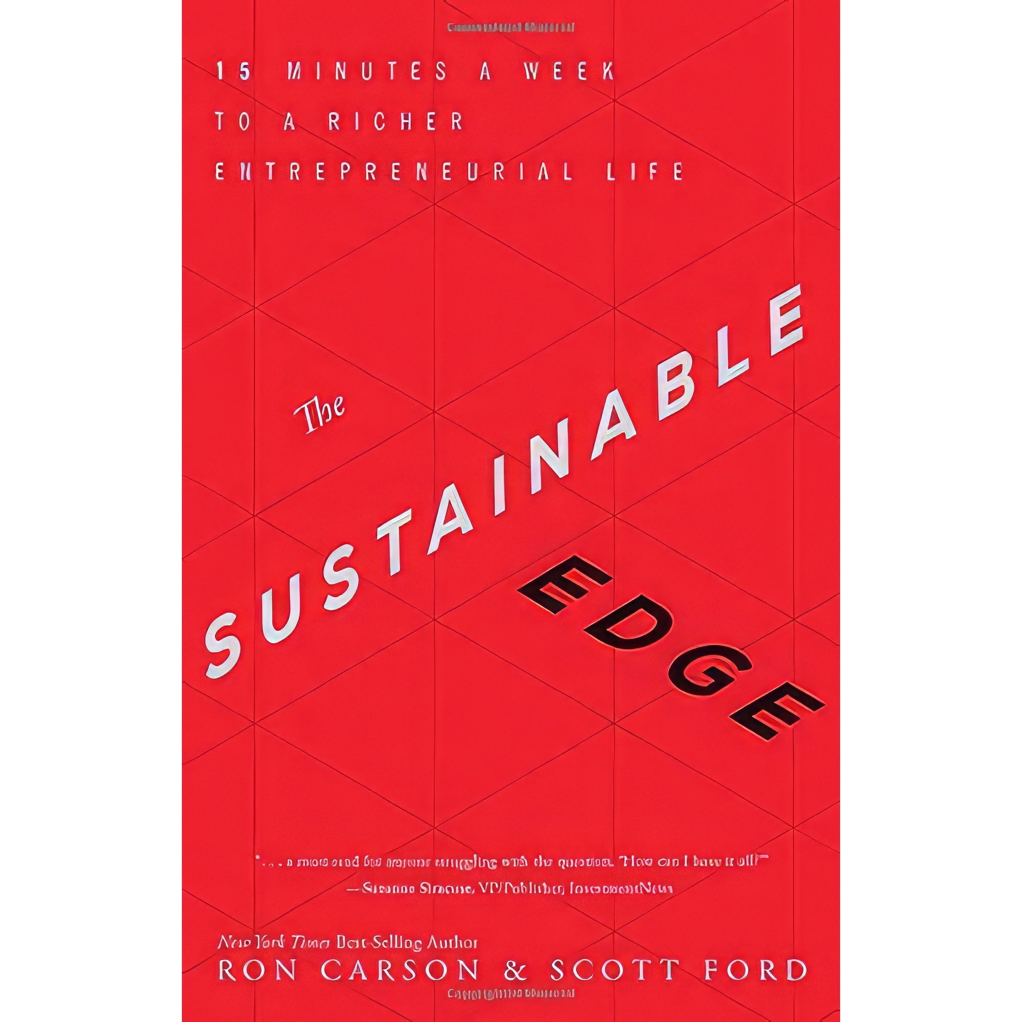 کتاب زبان اصلی The Sustainable Edge اثر Ron Carson and Scott Ford
