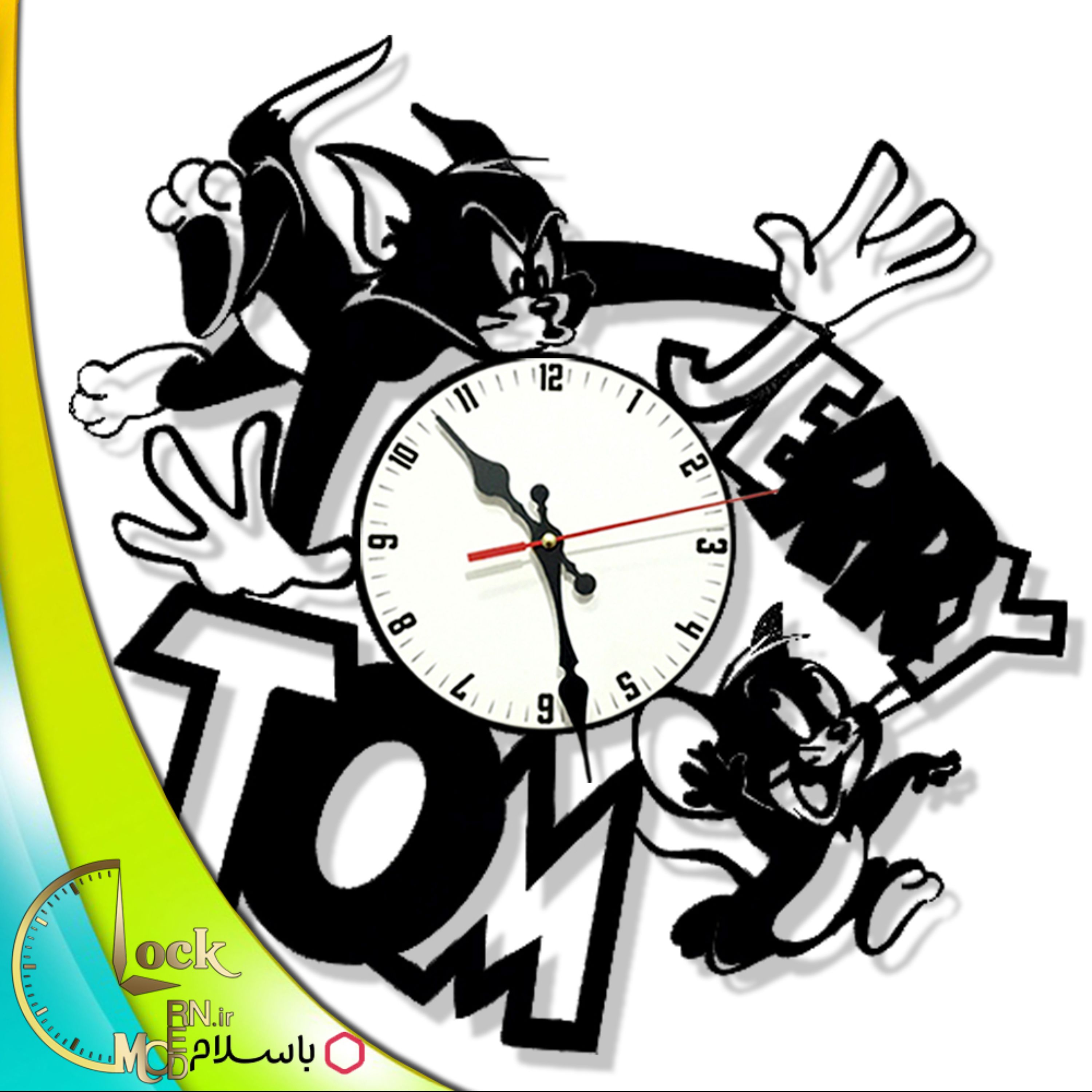 ساعت دیواری تام و جری کد 475 (پس کرایه)