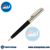 خودکار شیفر مدل Prelude نیمه کروم براق مشکی گیره زرد