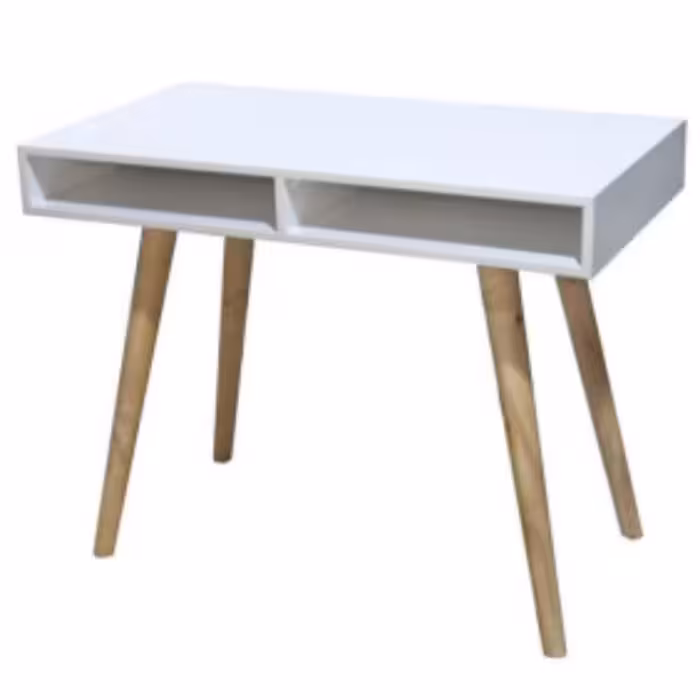 میز تحریر زیبا و ساده با چهار پایه پلاستیکی در رنگهای مختلف