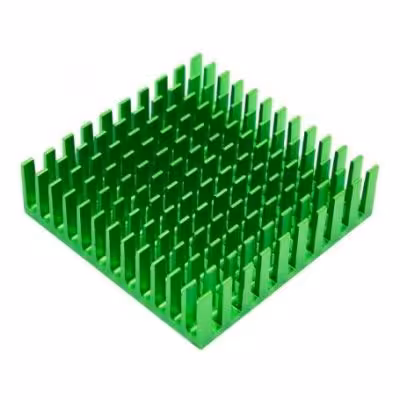 مجموعه 5 عددی هیت سینک سایز 4x4cm مخصوص المان سردکننده رنگ سبز