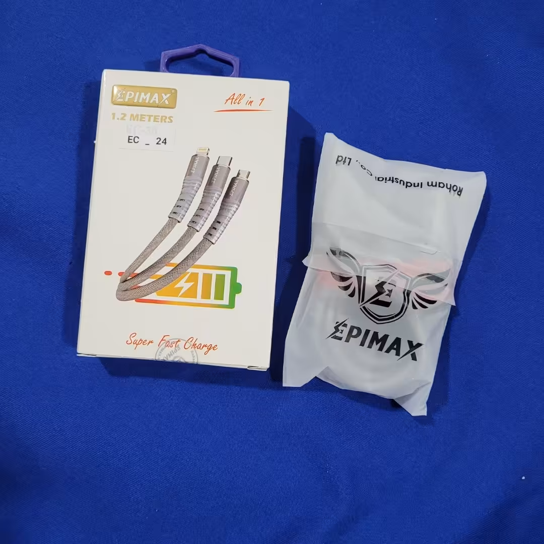 کابل شارژ سه سوکت EPIMAX