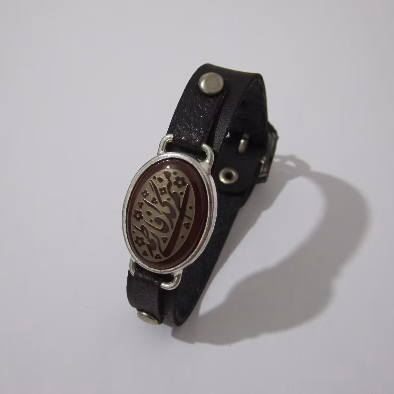 دستبند عقیق اصل منم گدای فاطمه