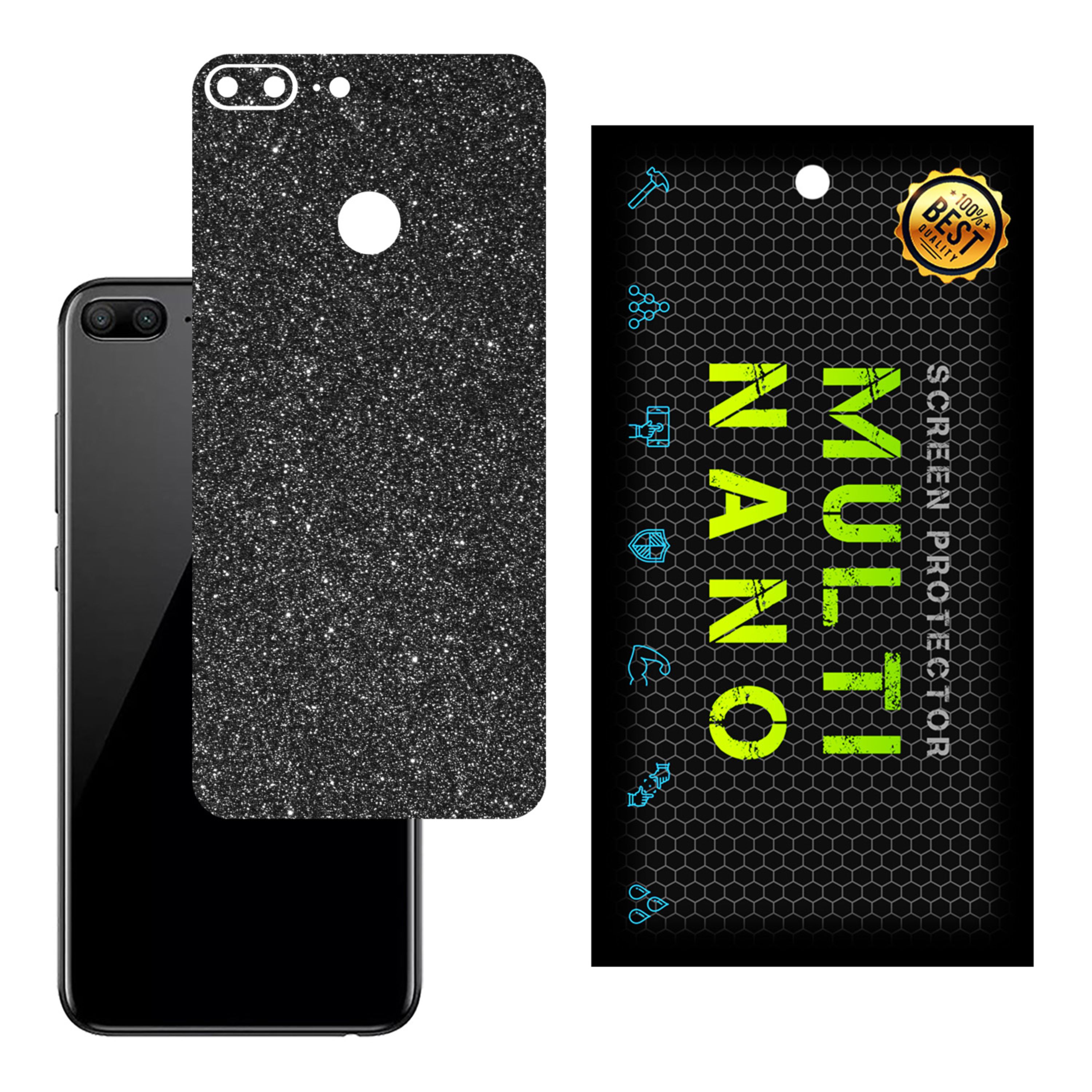 برچسب پوششی MultiNano مدل X-G1F-Gray برای پشت موبایل هوآوی Honor 9 Lite