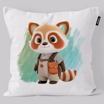 کوسن کودک طرح راکون