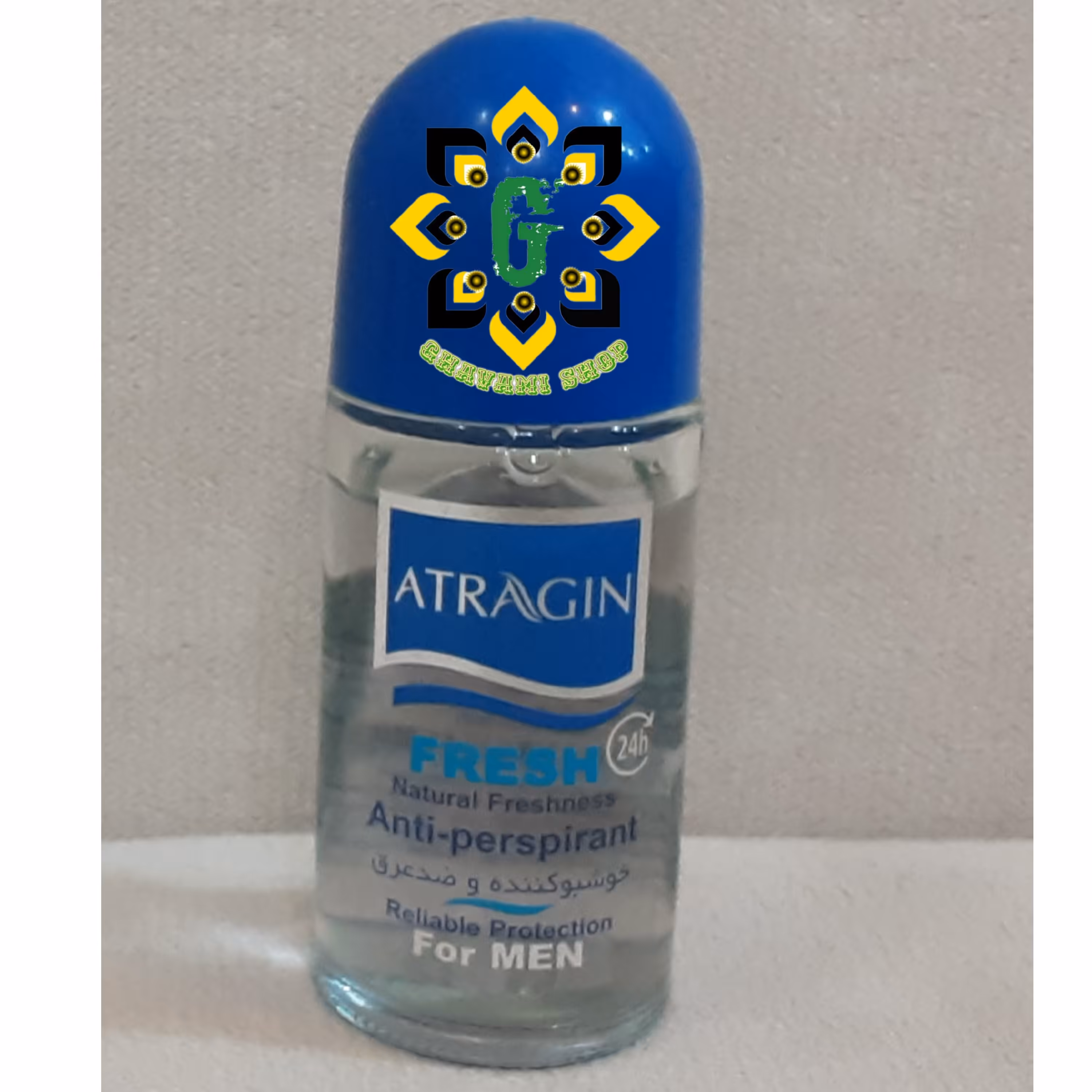 مام رول ضد تعریق مردانه عطرآگین آبی حجم  50 میلی متر