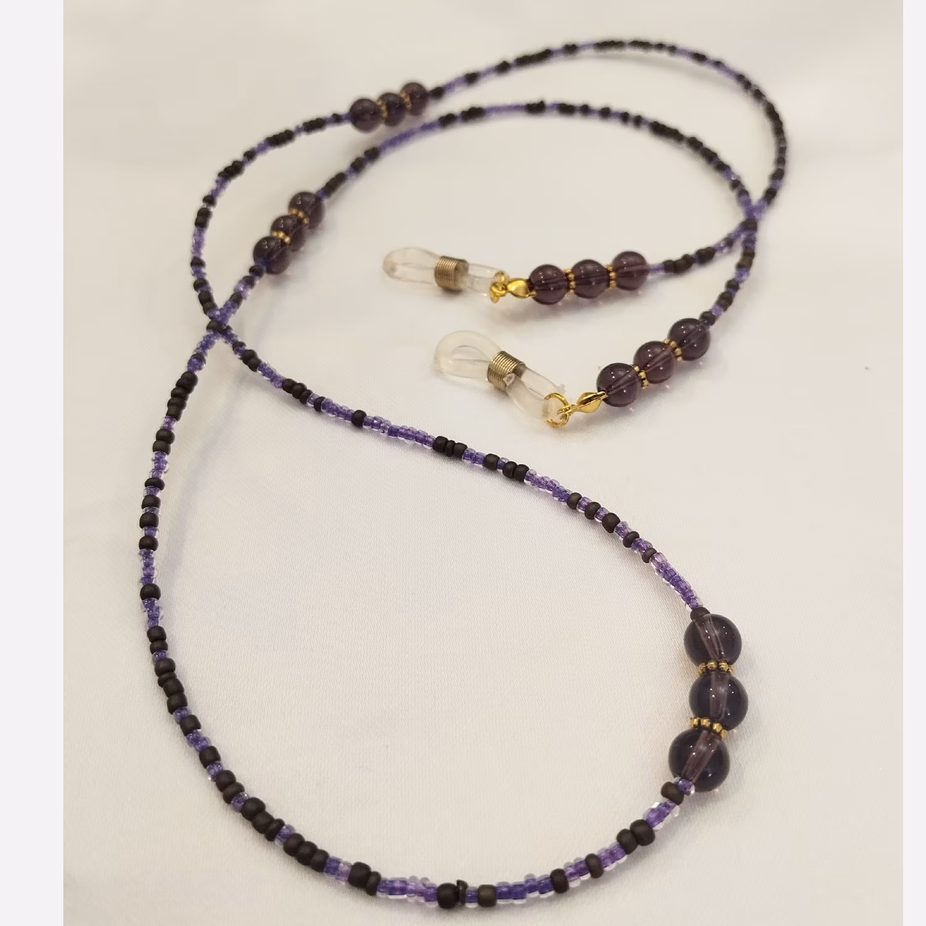 بند عینک منجوقی بنفش