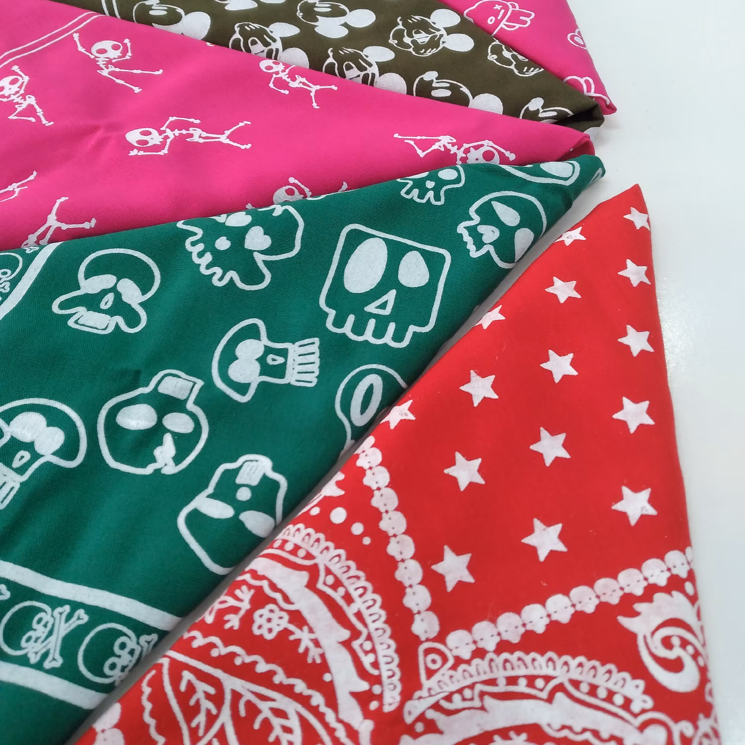 باندانا (دستمالسر ) نخی تابستانه در طرح های جذاب و کیوت