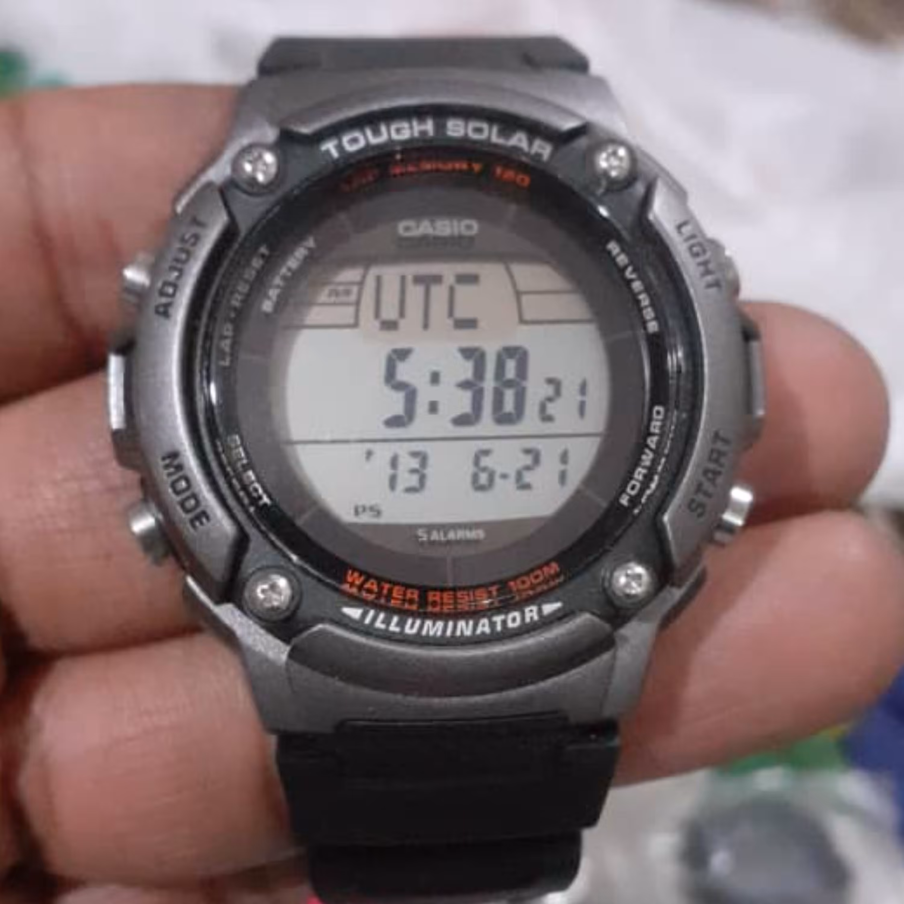 ساعت دیجیتال کاسیو خورشیدی اصل ژاپن 