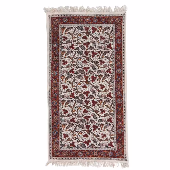 سفره قلمکار ممتاز اصفهان سایز 100 در 50 سانتی متر طرح انگوری