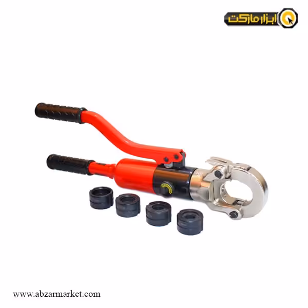 پرس لوله پنج لایه دستی هیدرولیک شمس فک گردان مدل 4003