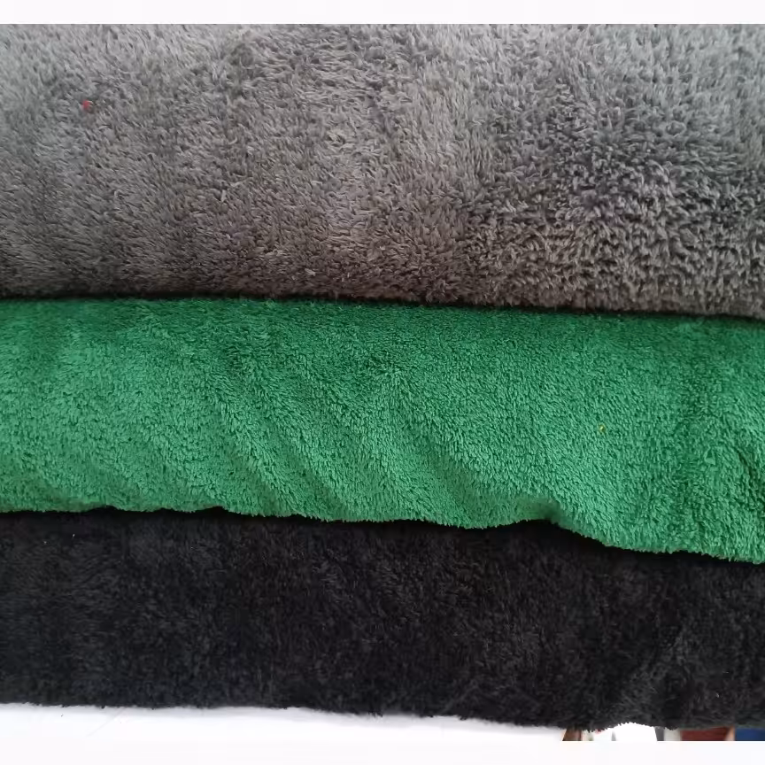 پارچه تدی ببعی درجه یک عرض 170 سانت یک رو گرم بالا 